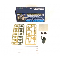 Czołg zdalnie sterowany ASG/IR/dźwięk 1:24 U.S. M1A2 Abrams RTR 2.4Ghz - Heng Long 3816